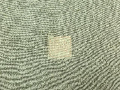 平和屋着物▽上質な小紋 単衣 作家物 草花文 白鼠色 松坂屋扱い 正絹 逸品 AABA9588jh