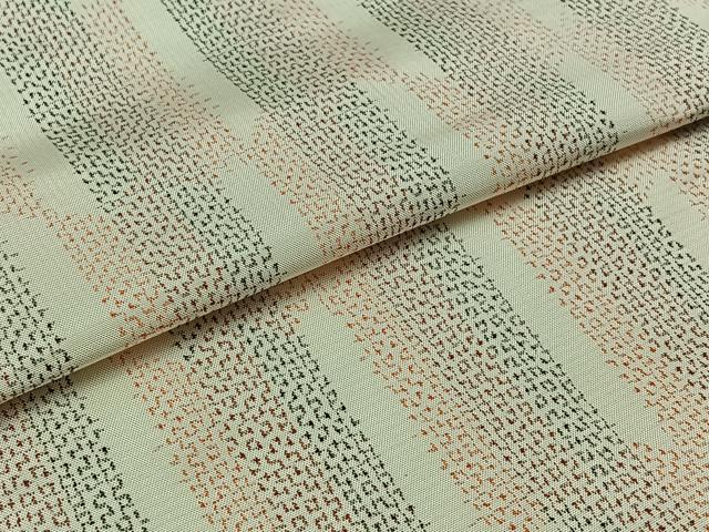平和屋着物▽本場大島紬　単衣　矢絣文　正絹　逸品　AABA9600jh