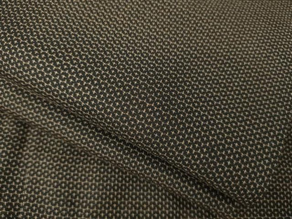 平和屋着物●男性　紬　アンサンブル　亀甲文　正絹　逸品　AABA9781ck