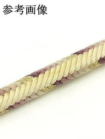 平和屋着物●極上 有職組紐道明 帯締め 奈良組 丸胡蝶 金糸 宮内庁御用 国立博物館御用 東京芸術大学御用 逸品 AABA9882ay