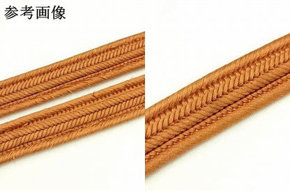 平和屋着物●極上 有職組紐道明 帯締め 畝組 赤朽葉色 宮内庁御用 国立博物館御用 東京芸術大学御用 逸品 AABA9900ay