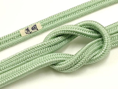 平和屋着物●極上 有職組紐道明 帯締め 冠組 薄萌葱色 宮内庁御用 国立博物館御用 東京芸術大学御用 逸品 AABA9918ay