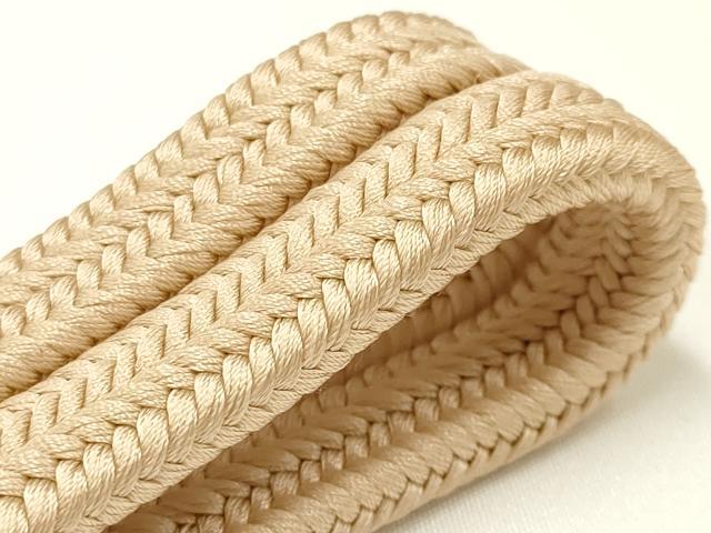 平和屋着物●極上 有職組紐道明 帯締め 冠組 洒落柿色 宮内庁御用 国立博物館御用 東京芸術大学御用 逸品 AABA9943ay