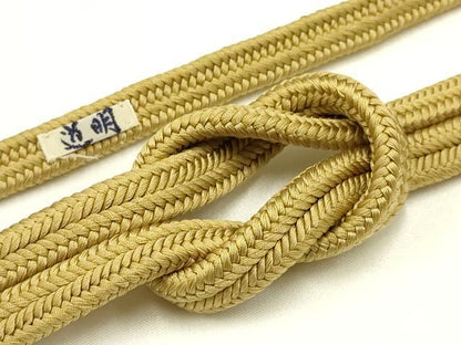 平和屋着物●極上 有職組紐道明 帯締め 冠組 桑染色 宮内庁御用 国立博物館御用 東京芸術大学御用 逸品 AABA9952ay