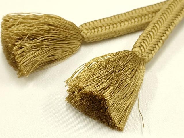 平和屋着物●極上 有職組紐道明 帯締め 冠組 桑染色 宮内庁御用 国立博物館御用 東京芸術大学御用 逸品 AABA9952ay