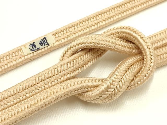 平和屋着物●極上 有職組紐道明 帯締め 冠組 ときがら茶色 宮内庁御用 国立博物館御用 東京芸術大学御用 逸品 AABA9953ay