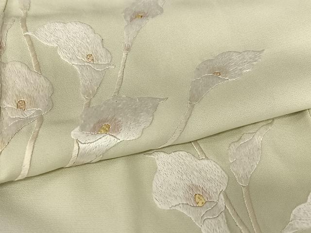 平和屋着物●訪問着　刺繍　カラー　暈し染め　正絹　逸品　AABB0041zg