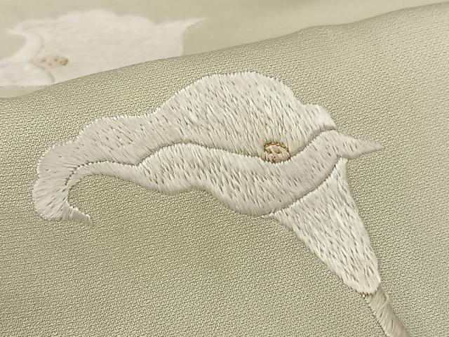 平和屋着物●訪問着　刺繍　カラー　暈し染め　正絹　逸品　AABB0041zg