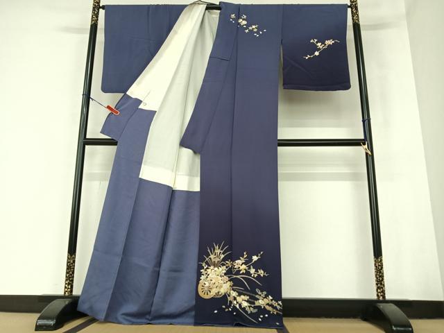 平和屋着物●金彩友禅 卓越技能者・名工・和田光正 訪問着 花車文 暈し染め 金彩 正絹 逸品 AABB0057zg
