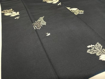 平和屋着物●上質な小紋　舞花文　正絹　逸品　AABB0092zg