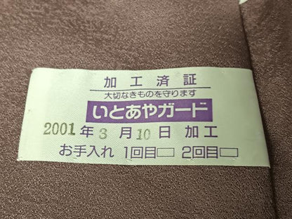 平和屋着物●訪問着　絞り　刺繍　舞花文　金彩　ロング丈　正絹　逸品　未使用　AABB0101zg