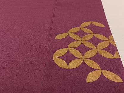 平和屋着物●訪問着 作家物 七宝文 ロング丈 正絹 逸品 AABB0119zg