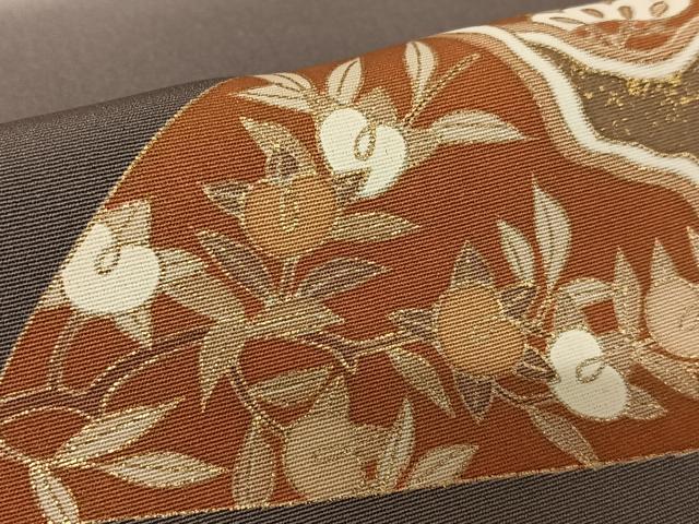 平和屋着物●豪華色留袖　駒刺繍　扇面花文　暈し染め　金彩　正絹　逸品　AABB0127zg