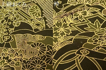 平和屋着物●上質な小紋 雲重ね花鳥文 正絹 逸品 AABB0129zg
