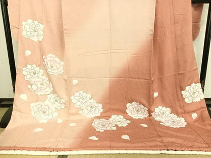 平和屋着物●JULIET ROSAJAPONE お引きずり・お引き摺り・引き振袖 和装 結婚式 舞妓 芸妓 芸者 衣装 暈し染め 金彩 逸品 AABB0132zg