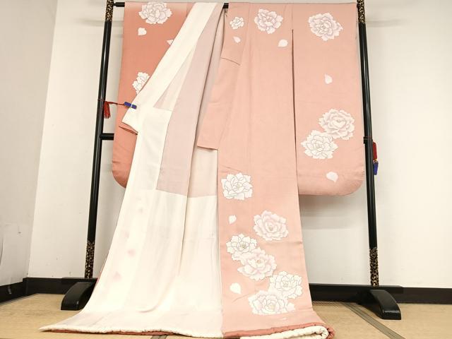 平和屋着物●JULIET ROSAJAPONE お引きずり・お引き摺り・引き振袖 和装 結婚式 舞妓 芸妓 芸者 衣装 暈し染め 金彩 逸品 AABB0132zg