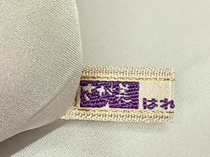 平和屋着物●伝統工芸士 更清 小紋 型染め 切嵌花文 さが美扱い 正絹 逸品 AABB0165zg