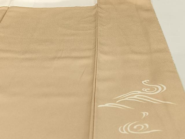 平和屋着物●訪問着　駒刺繍　立波地紙花文　暈し染め　金彩　正絹　逸品　AABB0179zg