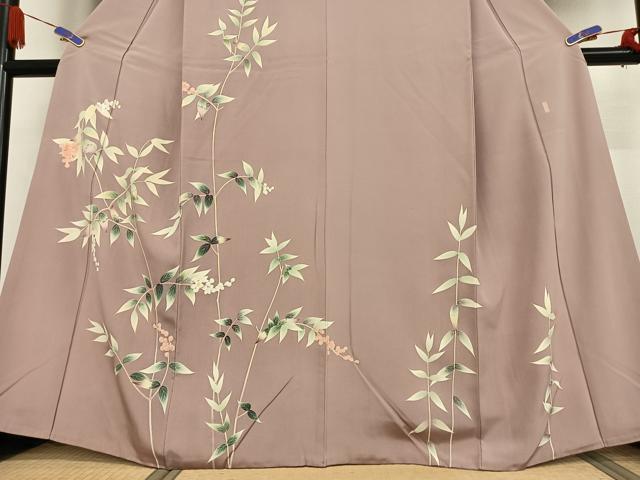 平和屋着物●本加賀友禅作家 村田和生 訪問着 枝花文 正絹 逸品 AABB0196zg