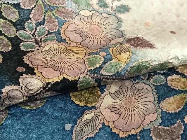 平和屋着物●訪問着　辻が花　暈し染め　正絹　逸品　未使用　AABB0199zg