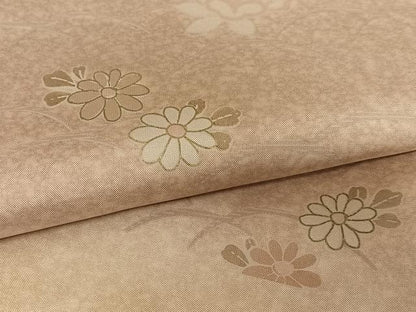 平和屋着物●本場染大島紬　訪問着　舞花文　暈し染め　金彩　正絹　逸品　AABB0211zg