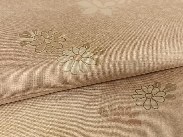 平和屋着物●本場染大島紬　訪問着　舞花文　暈し染め　金彩　正絹　逸品　AABB0211zg