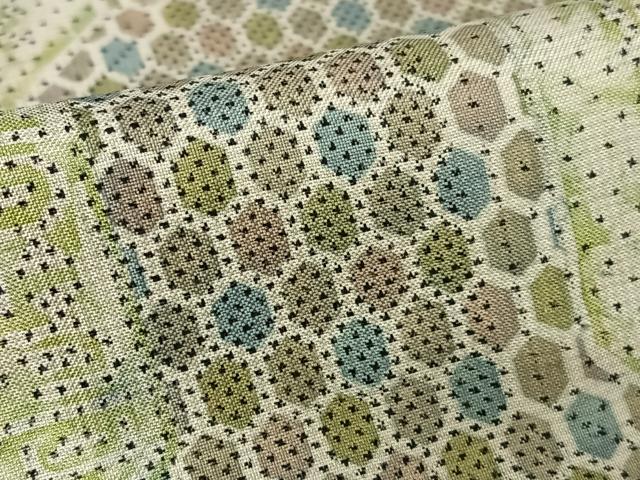 平和屋着物●本場大島紬 一元絣 亀甲文 正絹 逸品 未使用 AABB0218zg