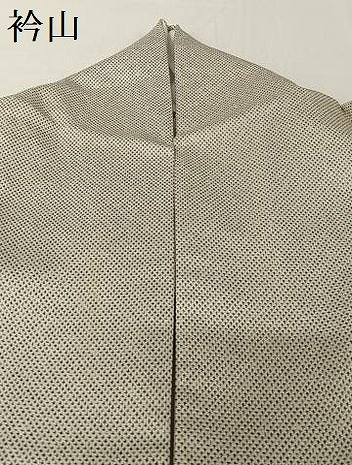 平和屋着物●訪問着　お召地　道長文　正絹　逸品　AABB0229zg