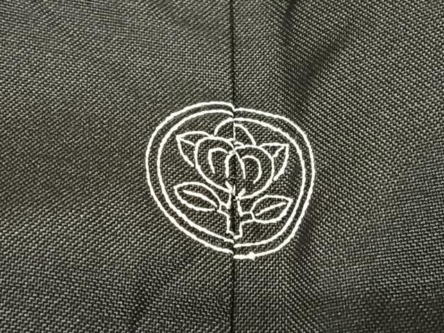 平和屋着物●本場大島紬　訪問着　総刺繍　鳳凰更紗花文　金糸　正絹　逸品　AABB0250zg