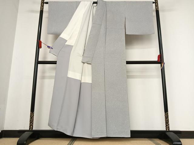 平和屋着物●京友禅の第一人者 松井青々 訪問着 霞文 正絹 逸品 AABB0269zg