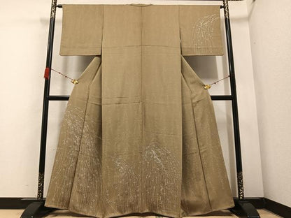 平和屋着物●訪問着 刺繍 枝垂れ花文 金彩 三越扱い 正絹 逸品 AABB0364ph