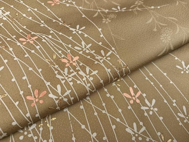 平和屋着物●訪問着 刺繍 枝垂れ花文 金彩 三越扱い 正絹 逸品 AABB0364ph