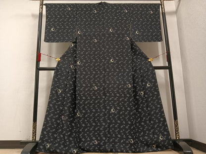 平和屋着物●上質な小紋 兎 正絹 逸品 AABB0373ph