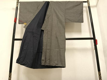平和屋着物●男性 本場大島紬 アンサンブル 100亀甲 総詰め 正絹 逸品 未使用 AABB0393ph