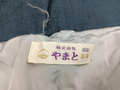 平和屋着物●男性 紬 アンサンブル 色無地 褐返し色 やまと誂製 正絹 逸品 AABB0414ph