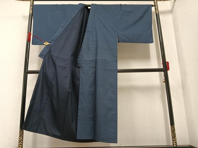 平和屋着物●男性　本場大島紬　アンサンブル　手織り　100亀甲　総詰め　山田実作　証紙付き　正絹　逸品　AABB0416ph