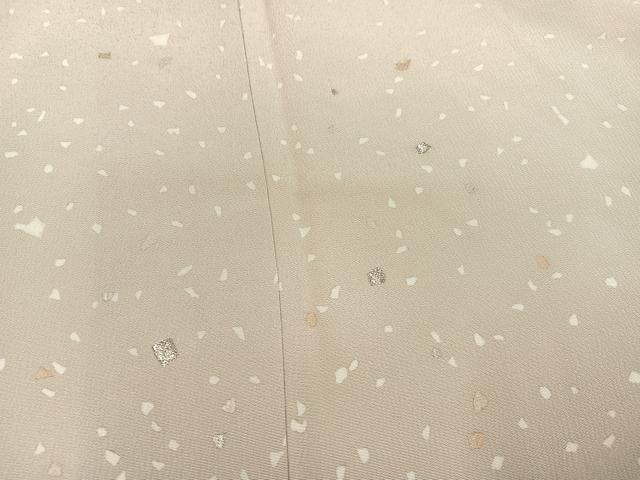 平和屋着物●訪問着　刺繍　箔散らし　金銀彩　ロング丈　正絹　逸品　AABB0422ph