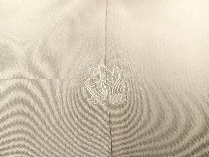 平和屋着物●訪問着　刺繍　箔散らし　金銀彩　ロング丈　正絹　逸品　AABB0422ph