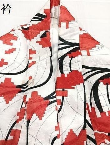 平和屋着物●上質な小紋 日本列島 正絹 逸品 AABB0436ph
