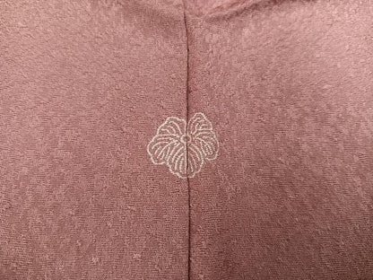 平和屋着物●上質な色無地　退紅色　正絹　逸品　未使用　AABB0438ph