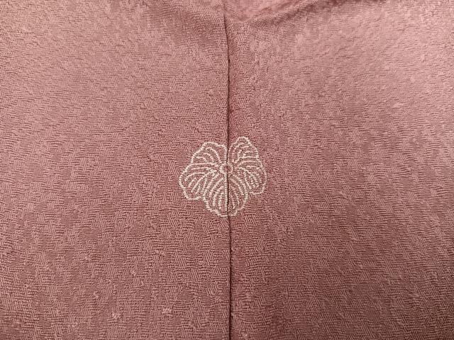 平和屋着物●上質な色無地　退紅色　正絹　逸品　未使用　AABB0438ph