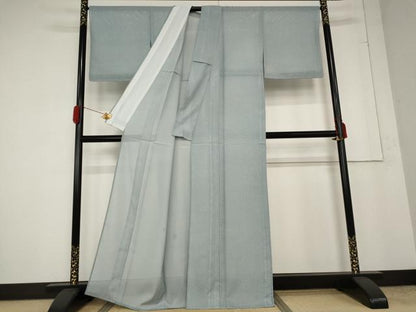 平和屋着物＊夏物 小紋 絽 芝文 正絹 逸品 AABB0482st