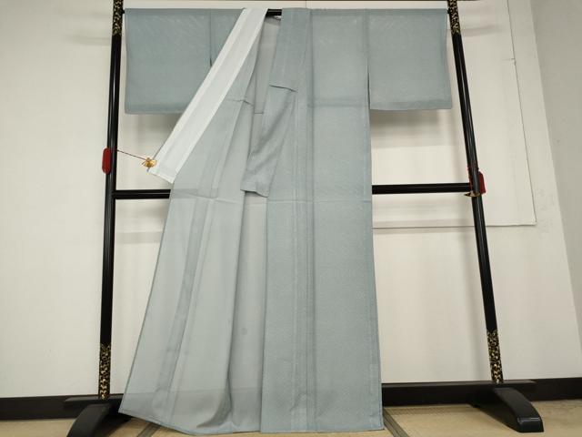 平和屋着物＊夏物 小紋 絽 芝文 正絹 逸品 AABB0482st