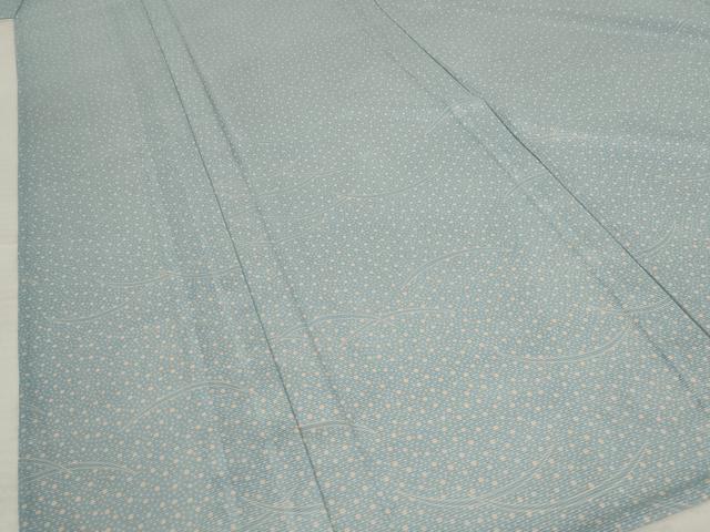 平和屋着物＊夏物 小紋 絽 芝文 正絹 逸品 AABB0482st