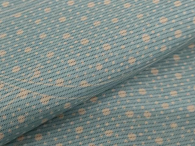 平和屋着物＊夏物 小紋 絽 芝文 正絹 逸品 AABB0482st