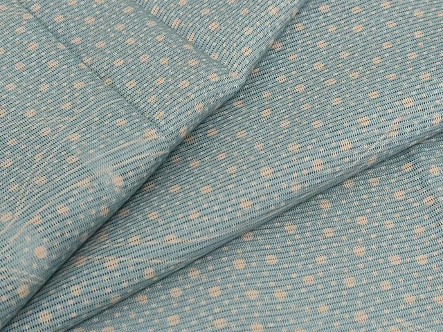 平和屋着物＊夏物 小紋 絽 芝文 正絹 逸品 AABB0482st