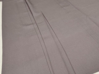 平和屋着物＊夏物 色無地 絽 葡萄鼠色 正絹 逸品 AABB0486st