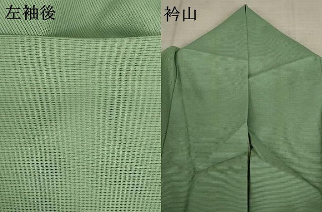 平和屋着物＊夏物 訪問着 絽 笠松文 暈し染め 金彩 洗える着物 AABB0493st