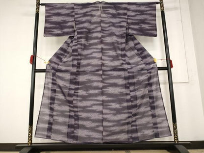 平和屋着物＊夏物 小紋 絽 霞文 洗える着物 AABB0497st