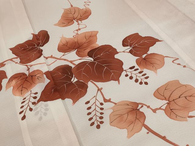 平和屋着物＊夏物 訪問着 絽 蔦の葉文様 洗える着物 AABB0500st